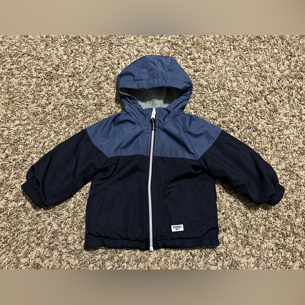 Oshkosh B’gosh Double Sided Full Zip Jacket Baby Boy 12 Months